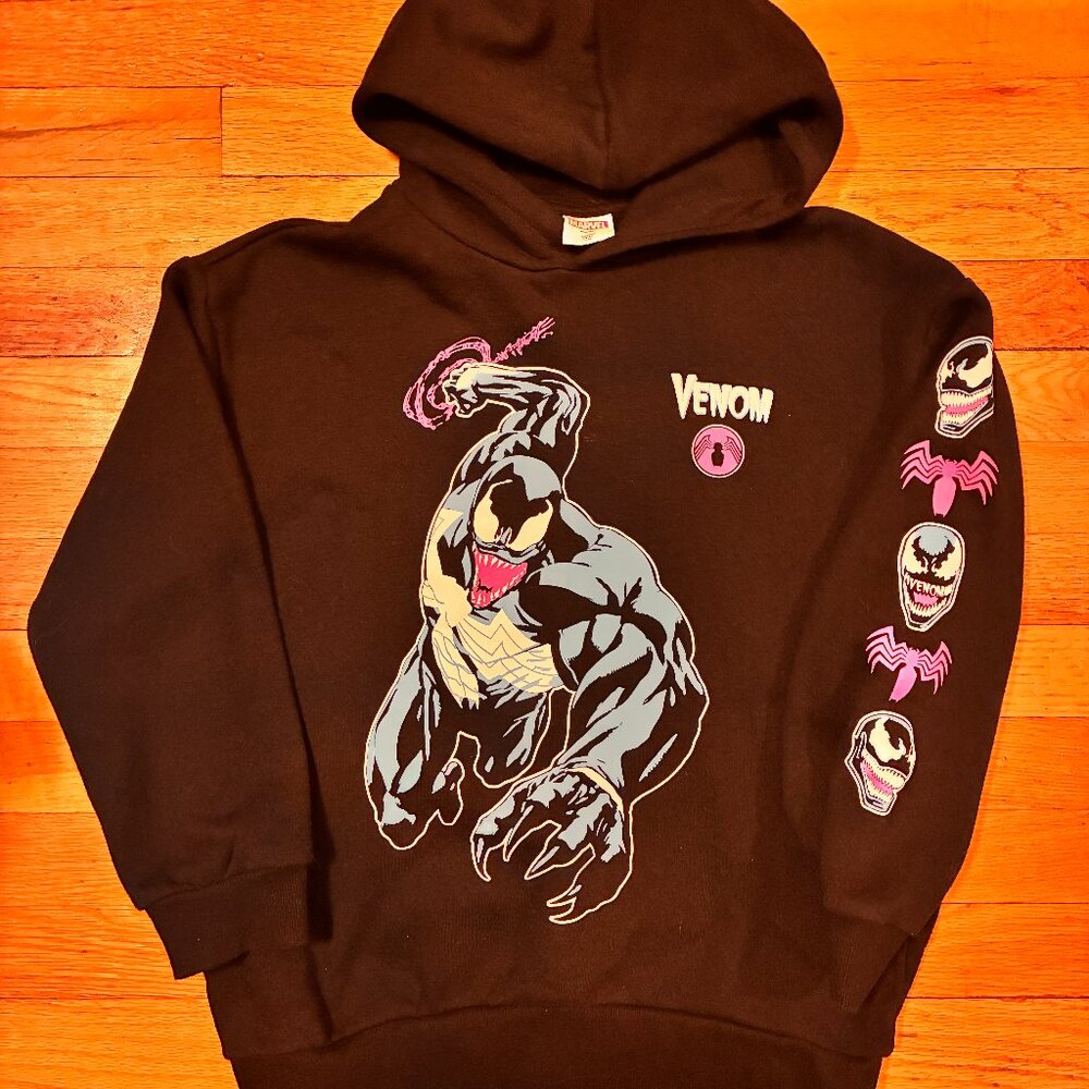 Marvel Venom Hoodie Sweatshirt Boys L